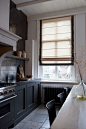 Kitchen// those shades for the kitchen windows