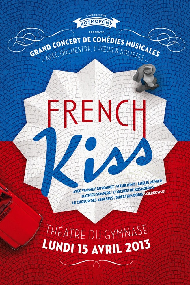 french kiss 设计 平面 排版...