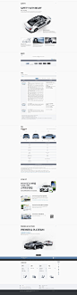 现代汽车（Hyundai Motor）产品展示网站，图文并茂的形式展示现代汽车参数与细节。酷站截图欣赏-编号：32335