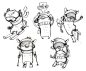 Creatures for Banda Narciarska : Characters for Banda Narciarska, ski school for children & webdesignhttp://bandanarciarska.pl/