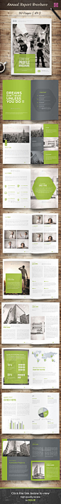 20 Pages A4 Annual Report Brochure Template InDesign INDD. Download here: http://graphicriver.net/item/annual-report-brochure/15487461?ref=ksioks: 