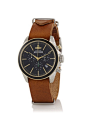 Black/Brown Camden Lock II Watch