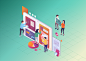 Isometric Illustrations : Isometric illustration that I created for Functionally