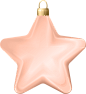 五角星 精美圣诞节装饰元素 PNG免抠图