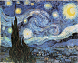 Starry Night; June, 1889; New York, The Museum of Modern Art