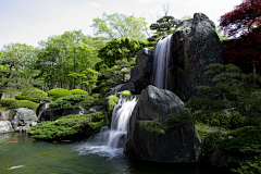 水蒸汽采集到日本园林