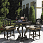 Kingstown Collection by Tommy Bahama | Frontgate : Grand scale and unique colorations are traits shared in Tommy Bahama's Kingstown Collection. The Tuscan-inspired, all-weather aluminum frames are cast from handcarved molds and richly finished in ebony wi