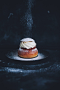 Make it rain. Powdered sugar, that is.
Semlor on Call Me Cupcake