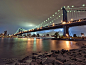 Manhattan Bridge Lightning Bolt from Brooklyn - Empire Fulton Ferry State Park | Flickr – 相片分享！