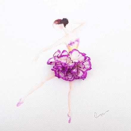 芭蕾舞者｜马来西亚艺术家Limzy结合花...