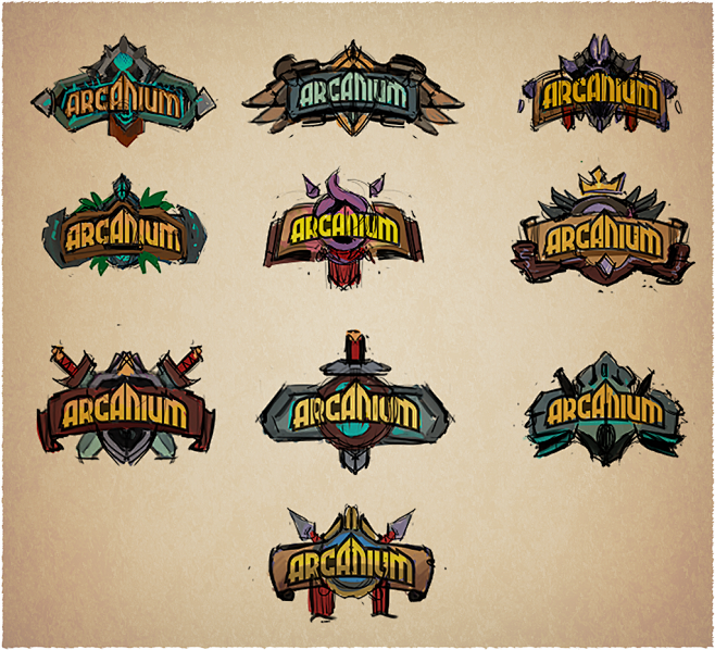 Arcanium Logo Study