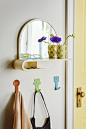 Maura Entryway Mirror Shelf