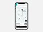 Parking App for Mobile prototype animation drive navigation urban parkingspace car parking app