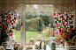 分享Jane DIY的拼布窗帘，付出心思的作品一眼就能发现美好。O网页链接