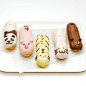 animal eclairs: 