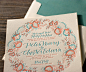 Letterpress Wedding Invitations | Chapin Design | Bella Figura Letterpress