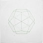 Geometry Daily /
#354 Dodecahedron – Hmm. Platonic solids. So great. 