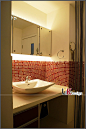 102平方米二室二厅现代简约风格房屋过道浴室柜装修效果图