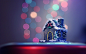 General 1920x1200 Christmas house cakes bokeh christmas lights