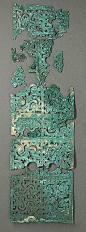 openwork plaque, China, warring States period, 481-221 B.C.......    Los Angeles Museum of Art