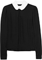 A.L.C. Kyla silk-georgette blouse