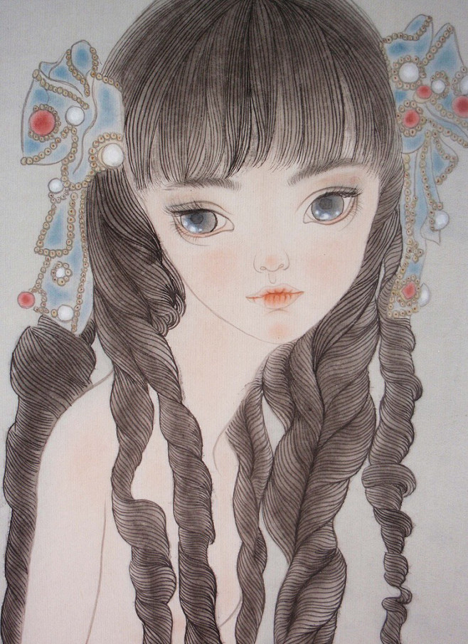 #清新##治愈##手绘插画#ruby可可...