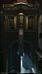 Dishonored  : Death of the Outsider // Street gate and Appartements, Geoffrey Rosin : Gate, interior architecture, walls, floors and ceiling's Models and Textures made for karnaca's street.
The street gate was a great optimization challenge since it use 2