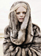 hooded fur