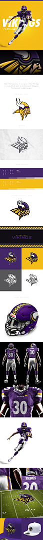 Minnesota Vikings Rebrand Concept : Note: This is a piece of concept art only. This logo is not an official mark of The Minnesota Vikings or the National Football League.