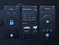 Smart home card icons animation develop xcode swift home house room switch neumorphic smarthome smart 3d micro interaction gradient interaction ui