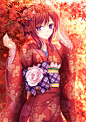 トシ 美女 性感 枫叶 和风和服