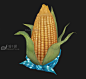 玉米棒，苞米，棒子，庄家农田，农作物，农作物 - 生活类3d模型 3dsnail模型网