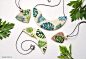 Monstera & palm jewelry on Behance