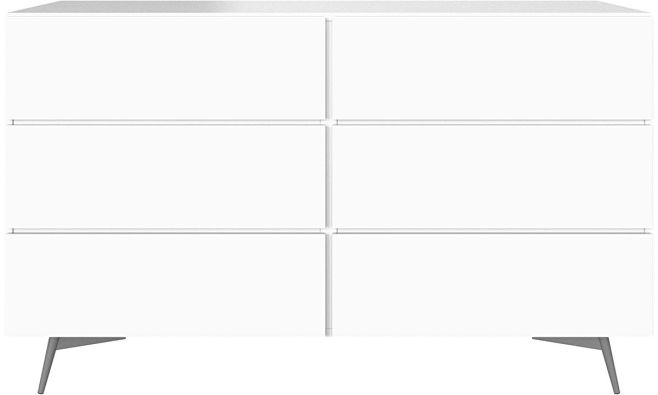 抽屉柜 - Lugano 梳妆台 - 白...