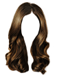 棕色女人的头发PNG图片