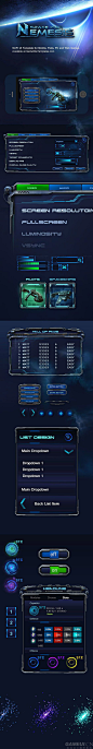 SpaceWar太空战争-科幻类游戏UI界面: 