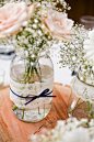 满天星与玻璃瓶的DIY婚礼元素 - 满天星与玻璃瓶的DIY婚礼元素婚纱照欣赏