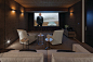 Laurel Way contemporary-home-theater