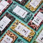 ACH vegan chocolate : ACH is a Lithuanian vegan chocolate brand, which presents 6 unexpectingly matching tastes. Six bright and mutually contrasty designs are supplemented with handmade illustrations. They instantly inform about the features and special m