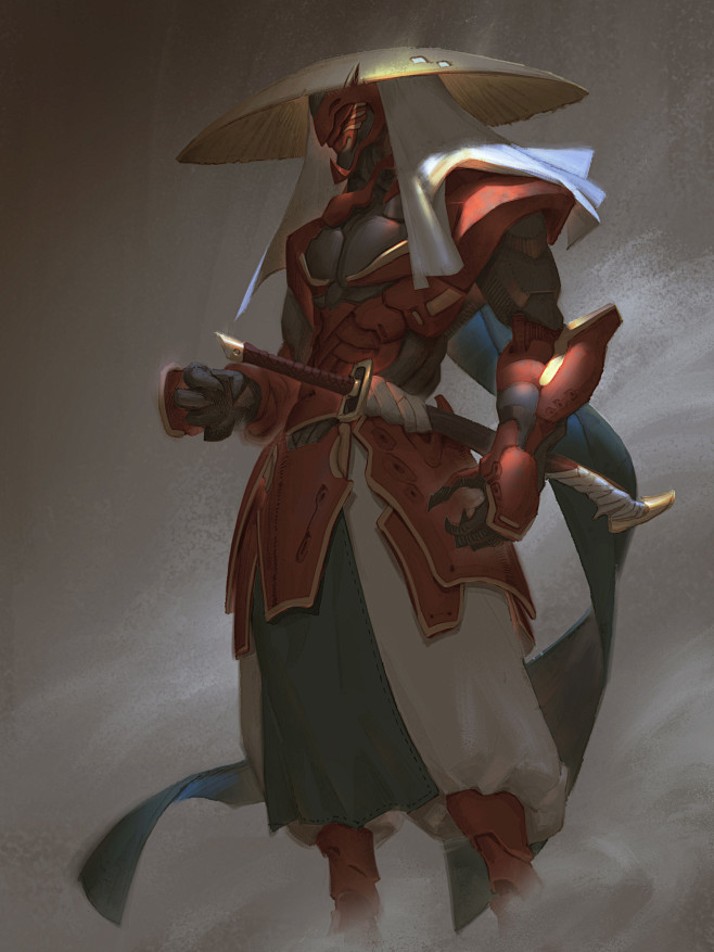 Ronin in red , Hui Z...