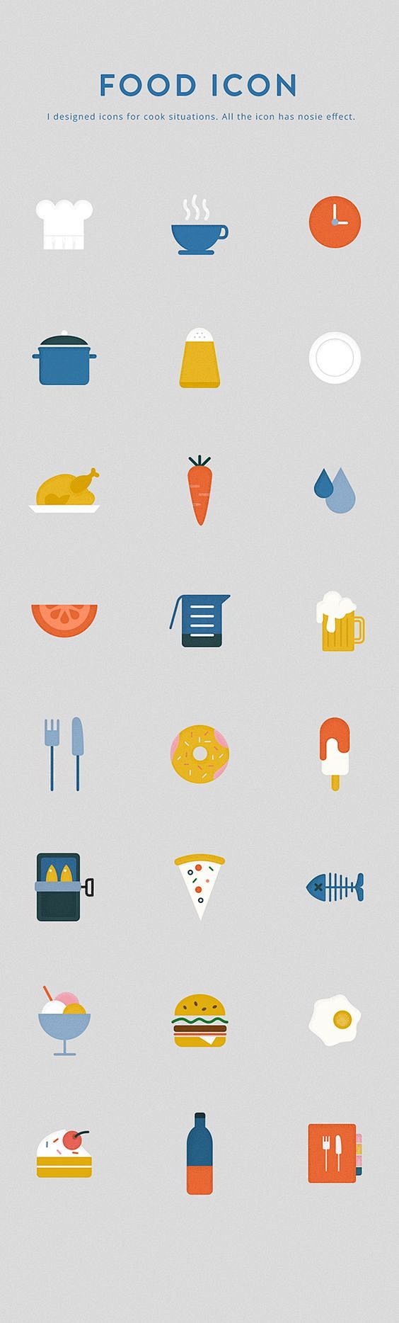 Food icon on Behance...