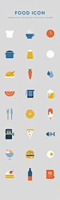 Food icon on Behance: 