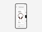 Simple fashion e-commerce app simple designs headphones soundbox design branding fashion app e-commerce ux ui app
