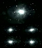 粒子星星灯光扩散动态视频素材