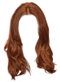 棕色女士头发PNG Pic