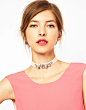 OMEIU英国正品代购 ASOS 欧美时尚高街限量版珠宝皮项圈项链12.31