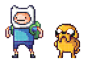Adventure Time Pixel Art Recreation 