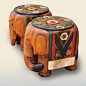 泰国木雕大象经典凳子 客厅大象换鞋凳 实木复古大象落地工艺摆件-淘宝网