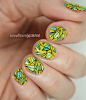 Intricate Leaves - Nail Art #美甲#