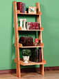 15 Outstanding Bookshelf Designs Made Of Repurposed Ladders